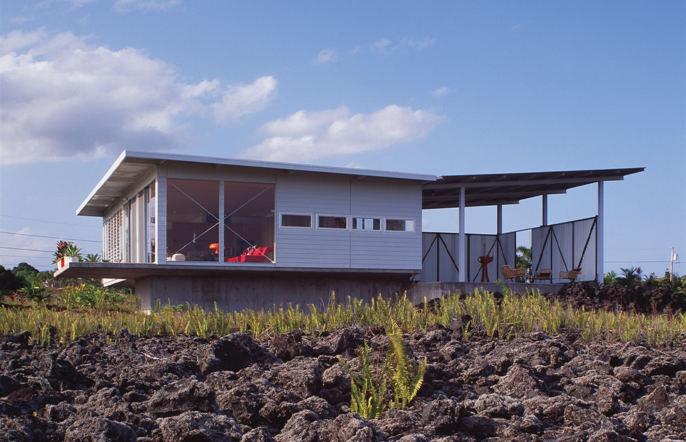 a house with a covered porch