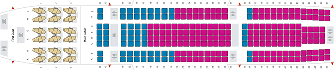A330 Seat Configuration